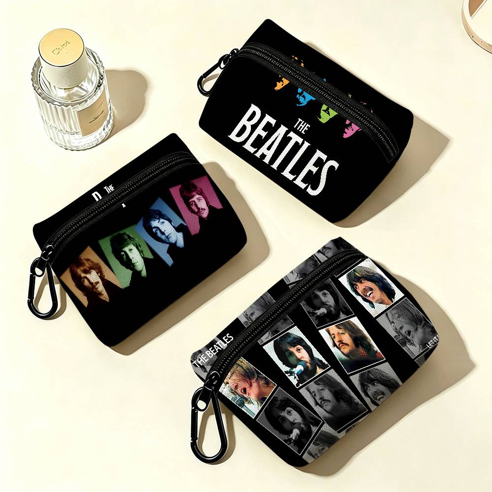 Mini Backpack Purse - B-비틀즈 록 밴드 스타 휴대용 옥스포드