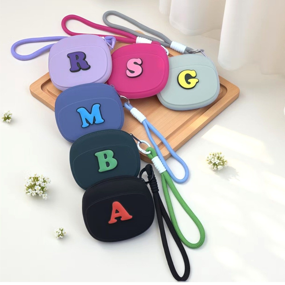 Mini Backpack Purse - 새로운 레터 실리콘 수납 가방 사각형