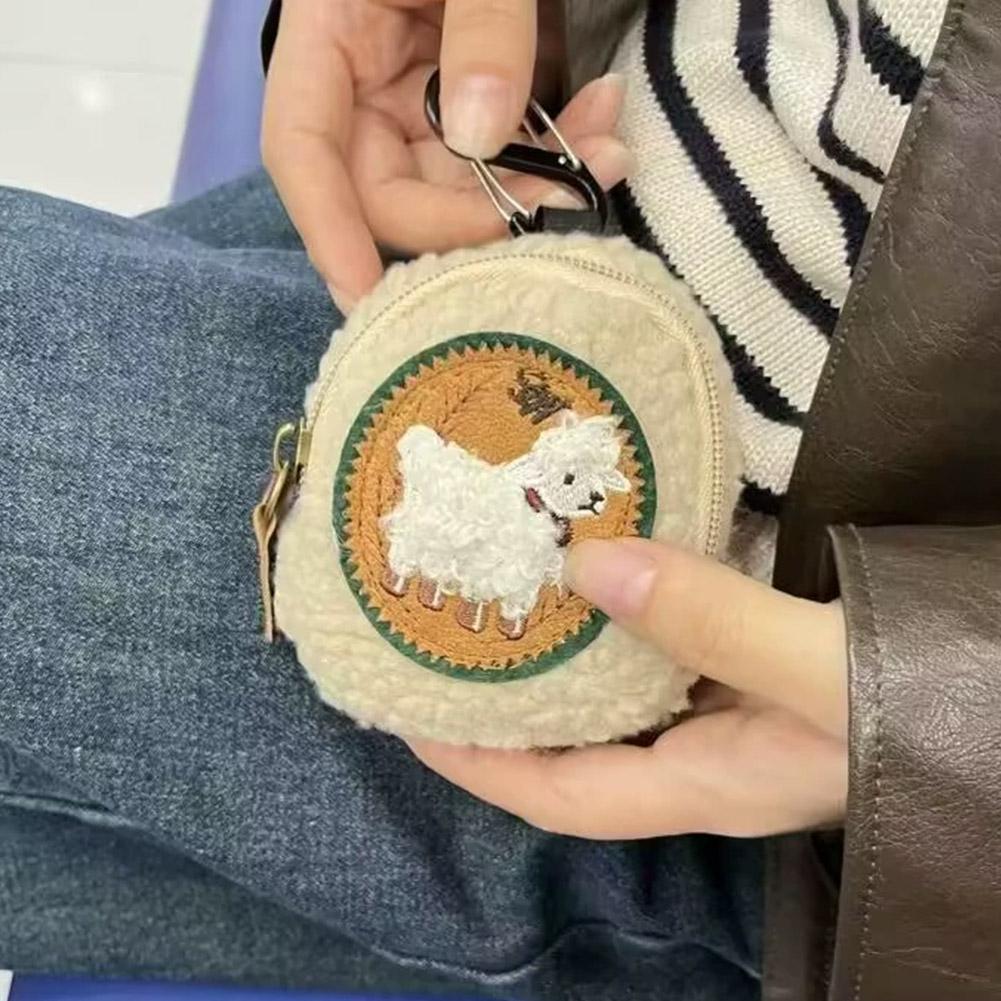 귀여운 양 자수 플러시 동전 지갑 미니 지퍼 파우치 휴 - Mini Backpack Purse 리뷰 및 가격